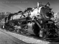 Steam Train Engine HDR BW